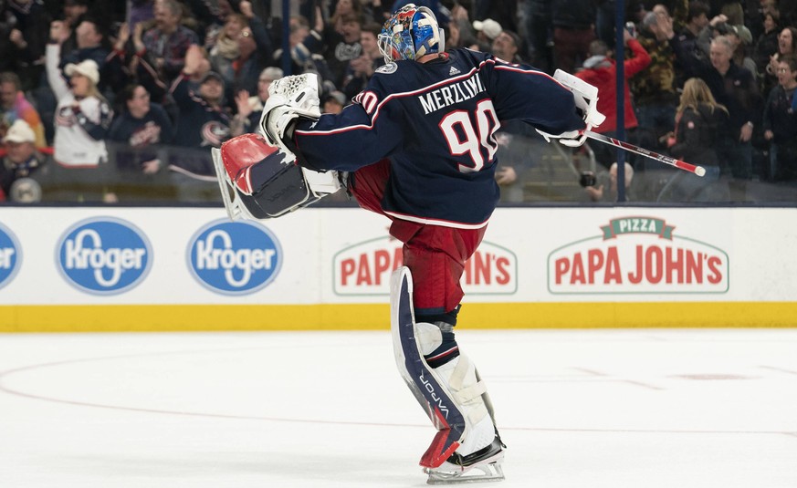 Elvis Merzlikins hat den Sprung von der National League in die NHL geschafft.