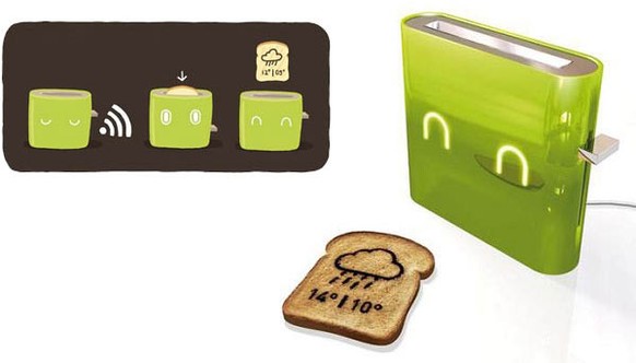 21 «smarte» Gadgets, die endgültig beweisen, dass wir am Verdummen sind
Da fehlt noch was, nämlich der Toaster der dir das Wetter auf den Toast toastet.
