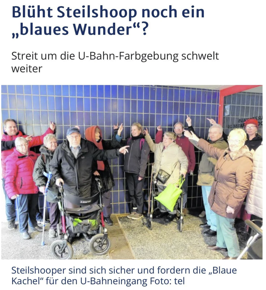 Rentner zeigen auf Dinge