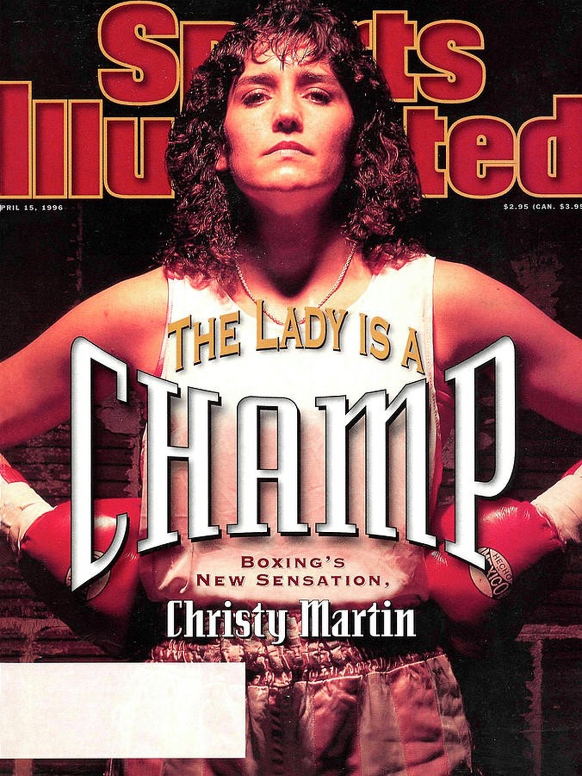 «The Lady is a Champ» en couverture de Sports Illustrated.