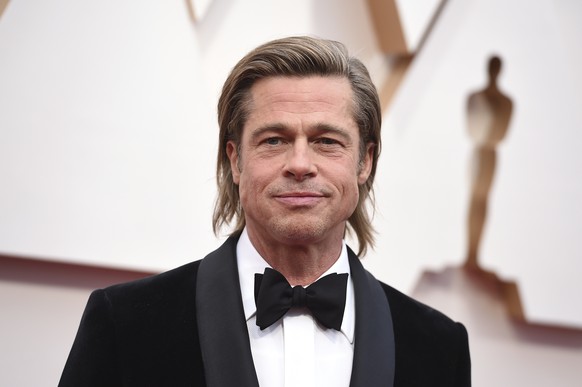 Brad Pitt arrives at the Oscars on Sunday, Feb. 9, 2020, at the Dolby Theatre in Los Angeles. (Photo by Jordan Strauss/Invision/AP)
Brad Pitt