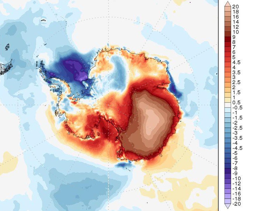 This map shows the extraordinary #Antarctic heat
https://twitter.com/WMO/status/1505952353224204289/photo/1