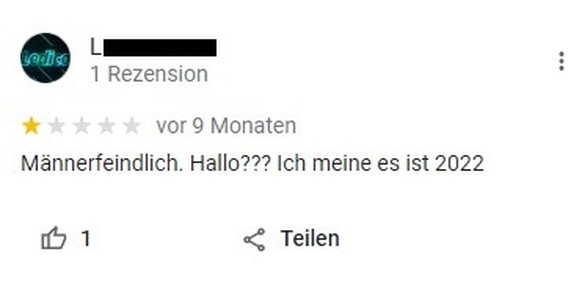 Frauenbad Zurich: Funny Google Review