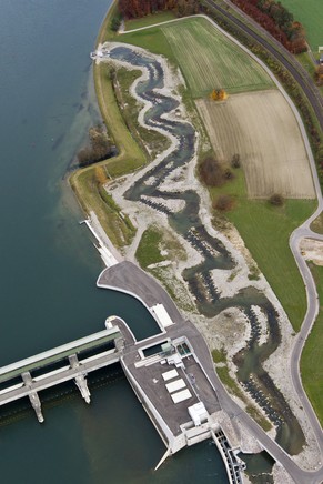 Am Stauwehr Dogern wurde die Leiche entdeckt.
