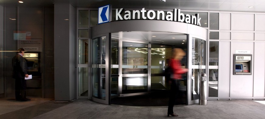 Die Luzerner Kantonalbank, LKB, kann am Donnerstag, 28. Februar 2008 an einer Bilanz Medienkonferenz in Luzern einen Gewinn von 150 Millionen Franken bekannt geben. (KEYSTONE/Sigi Tischler)