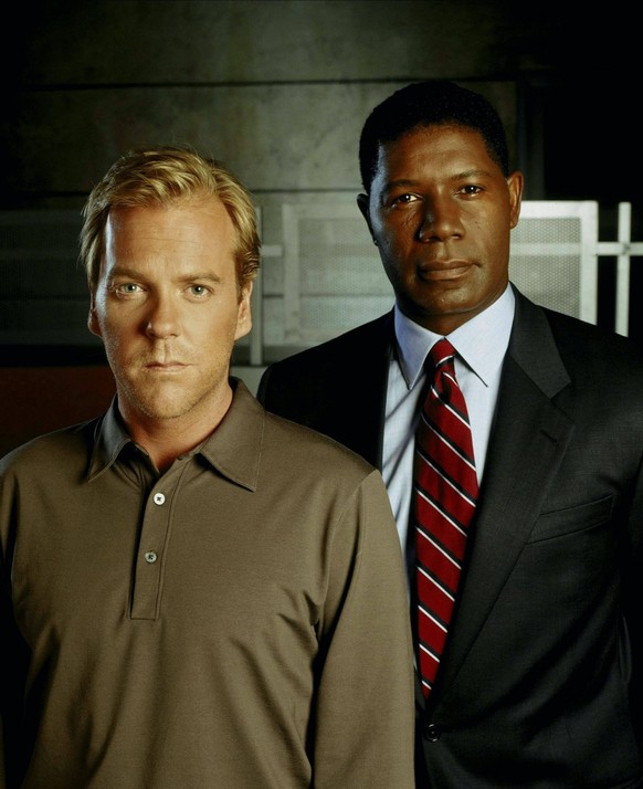 Kiefer Sutherland &amp; Dennis Haysbert Characters: Jack Bauer &amp; President David Palmer Television: 24 : Season 1 TV-SERIE Usa 2001-2010, / 1. Staffel, Season 1 / Twenty Four, Vierundzwanzig 06 No ...