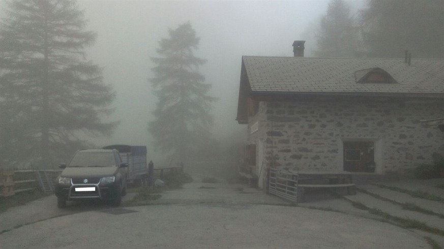 Felssturz bei Zernez: Bis zu 30'000 Kubikmeter Fels sind im Engadin ins Tal gedonnert.