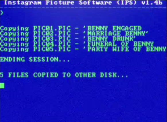 Auf eine Diskette kopieren, was sonst?
