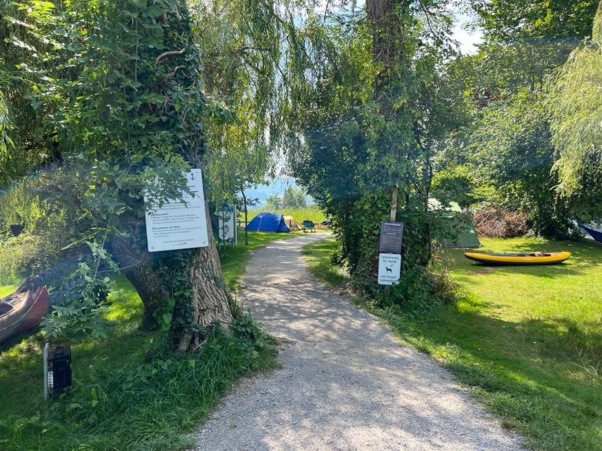 Camping Rauszeit schönste Campingplätze für Familien in der Schweiz Camping Insel Lützelau