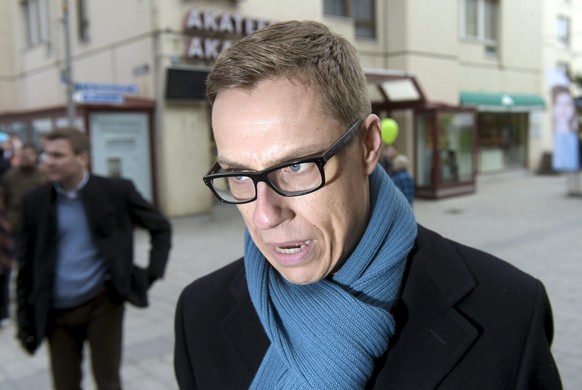 Wahlverlierer Alexander Stubb von den Konservativen.&nbsp;