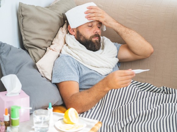 Grippe Krank Influenza