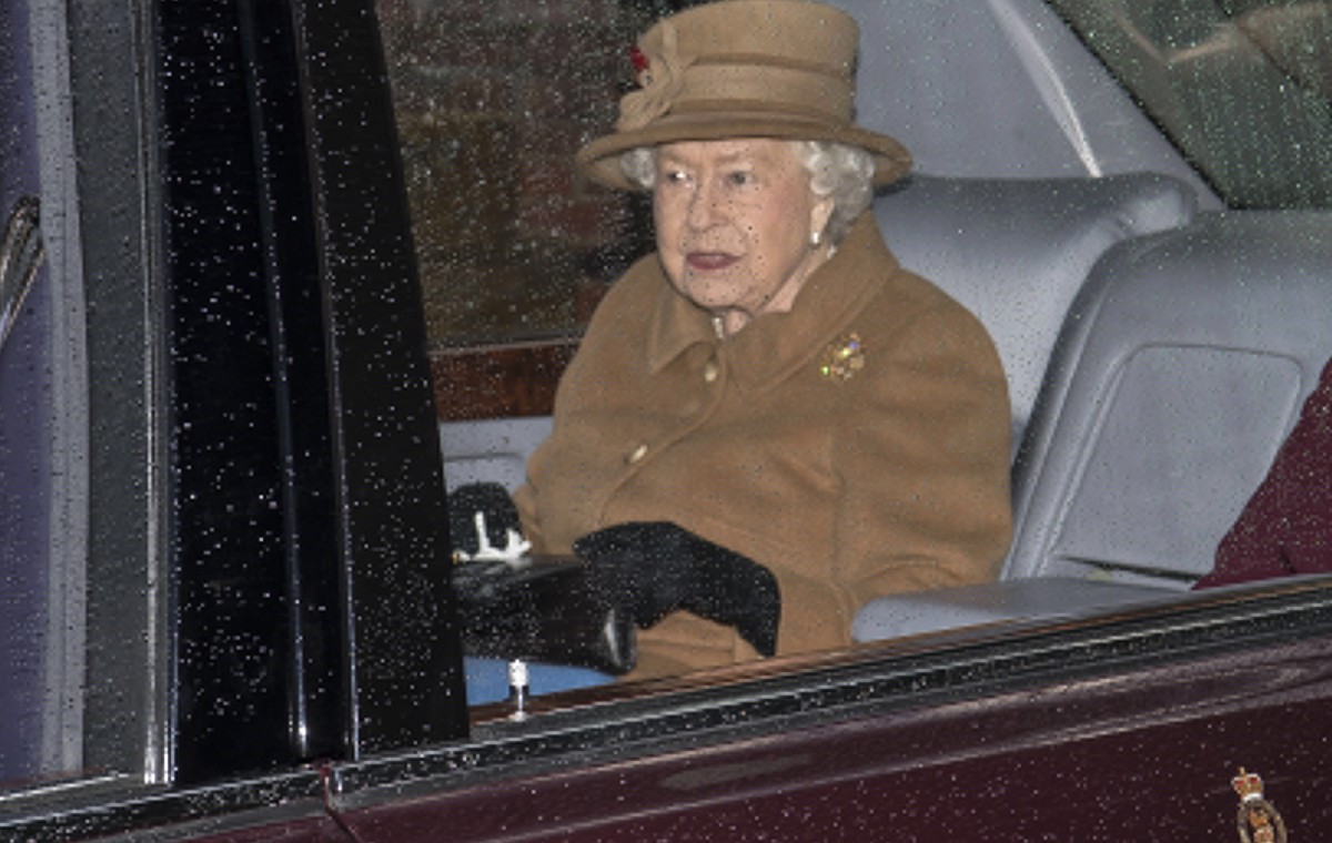 epa08122035 Britain's Queen Elizabeth leaves church at the Sandringham Estate, Britain, 12 January 2020. Senior members of Britain's royal family are expected to meet to discuss Prince Harry ...