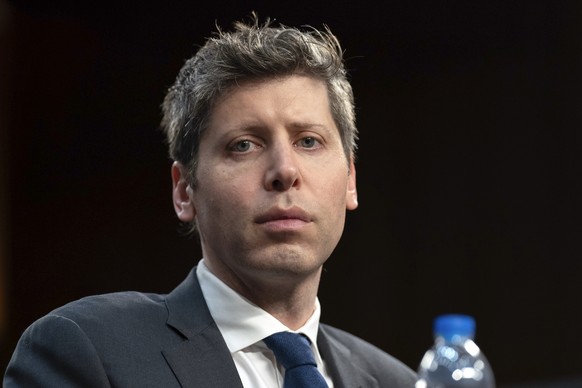 FILE - Sam Altman, Co-Founder and Chief Executive Officer, OpenAI, testifies before a Senate Committee on Commerce, Science, and Transportation hearing on Capitol Hill in Washington, on May 8, 2025. ( ...