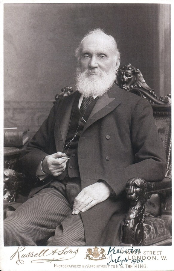 William Thomson, 1. Baron Kelvin (1824 – 1907).