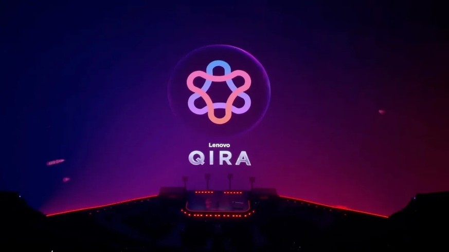 Das Logo des von Lenovo lancierten KI-Assistenten Qira.