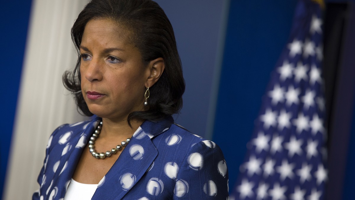 FILE - In this July 22, 2015 file photo, National Security Adviser Susan Rice gives a briefing at the White House in Washington. Cyberespionage for economic gain by China is putting enormous strain  ...