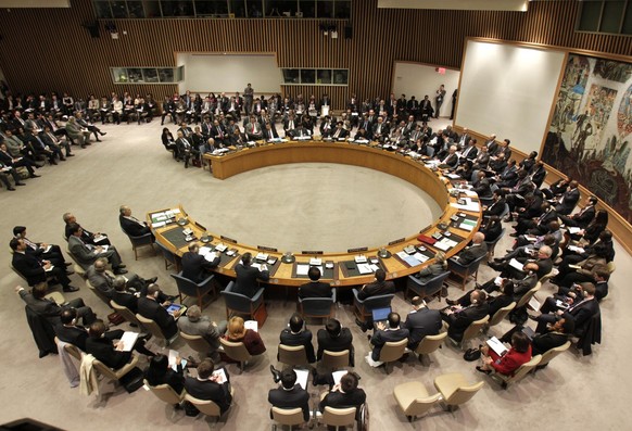 Hier trifft sich der Sicherheitsrat, um die Syrienkrise zu debattieren.