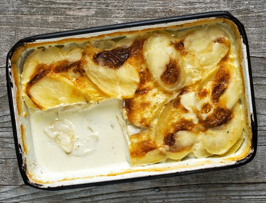 gratin dauphinois kartoffelgratin kartoffel essen kochen frankreich schweiz food