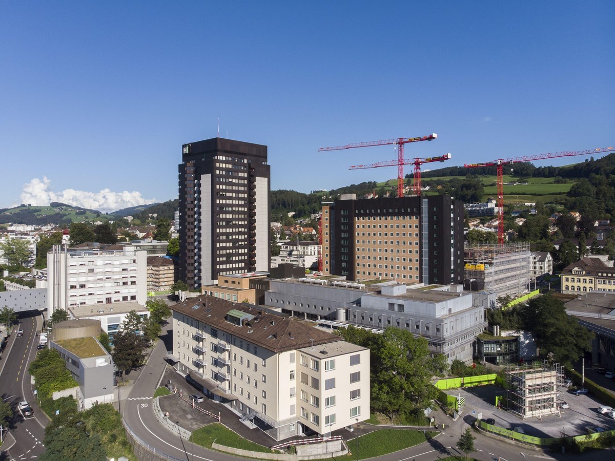 Im Kantonsspital St. Gallen werden derzeit 45 Covid-Patienten behandelt.