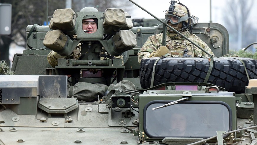 US-Soldaten in der polnischen Stadt Lodz.&nbsp;