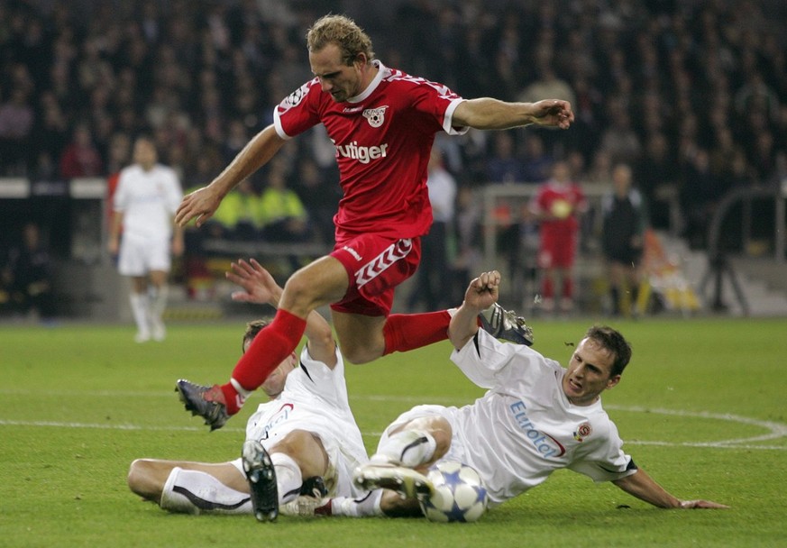 Lustrinelli gegen Sparta Prag obenauf: Später wechselte der Tessiner zum Gegner beim ersten Champions-League-Sieg des FC Thun.