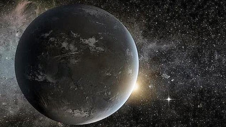 Kühle Welt: Darstellung des Planeten&nbsp;Kepler-283c.<br data-editable="remove">