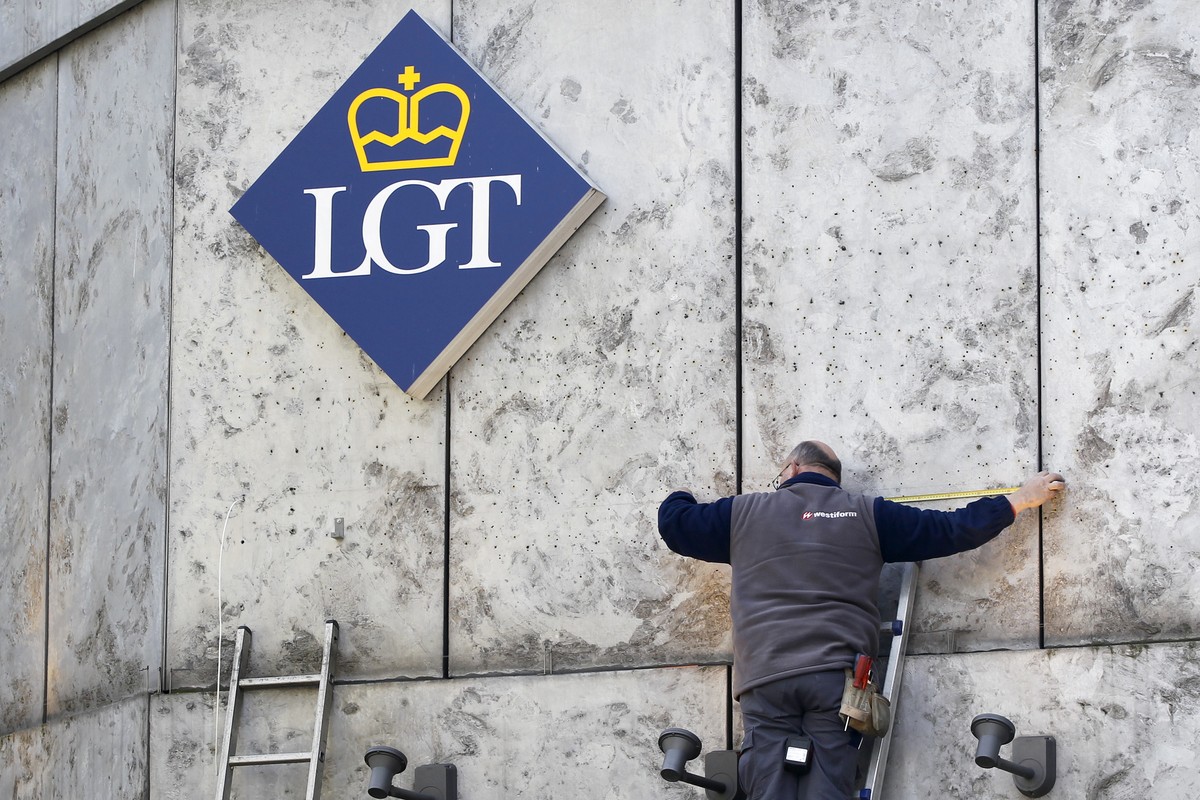 ARCHIVBILD ZUR JAHRESBILANZ 2016 DER LGT BANK, AM MONTAG, 13. MAERZ 2017 -Das Logo der Liechtensteiner Bank LGT, aufgenommen am Dienstag, 22. Maerz 2011 in Zuerich. (KEYSTONE/Alessandro Della Bella)