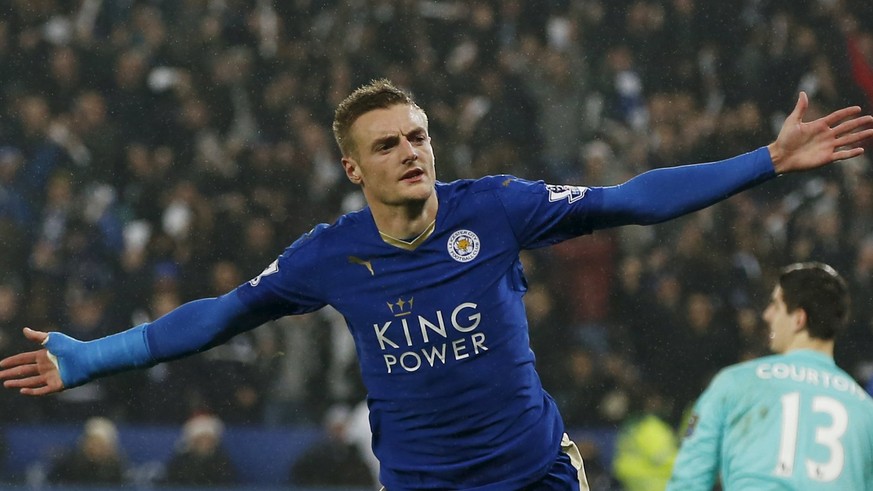 Jubel bei Jamie Vardy: Er trifft in dieser Saison wie er will.