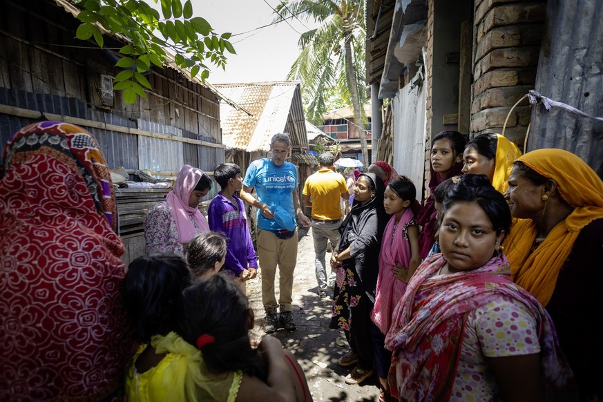 Souvenir photos of the UNICEF Switzerland field trip. 

Bangladesh, is the world&#039;s most climate-vulnerable country, affected by plenty of climate-related hazards every year, mostly along its sout ...