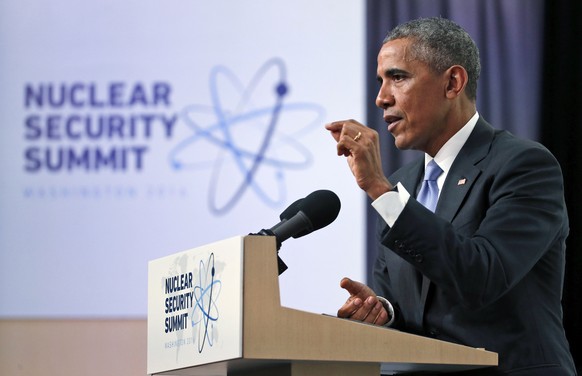 Obama am Atomgipfel.