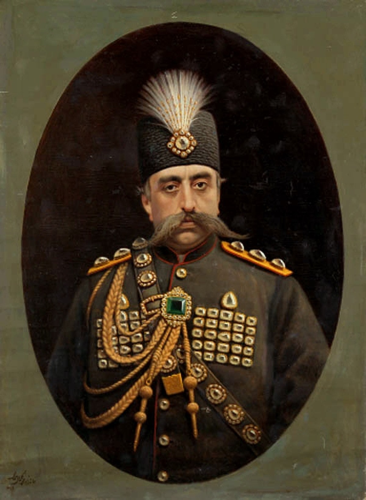 Nâser ed-Dins Nachfolger Mozaffar ed-Din Schah regiert von 1896 bis 1907.
