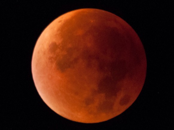 Auch im thurgauischen Matzingen war der Blutmond gut zu sehen.