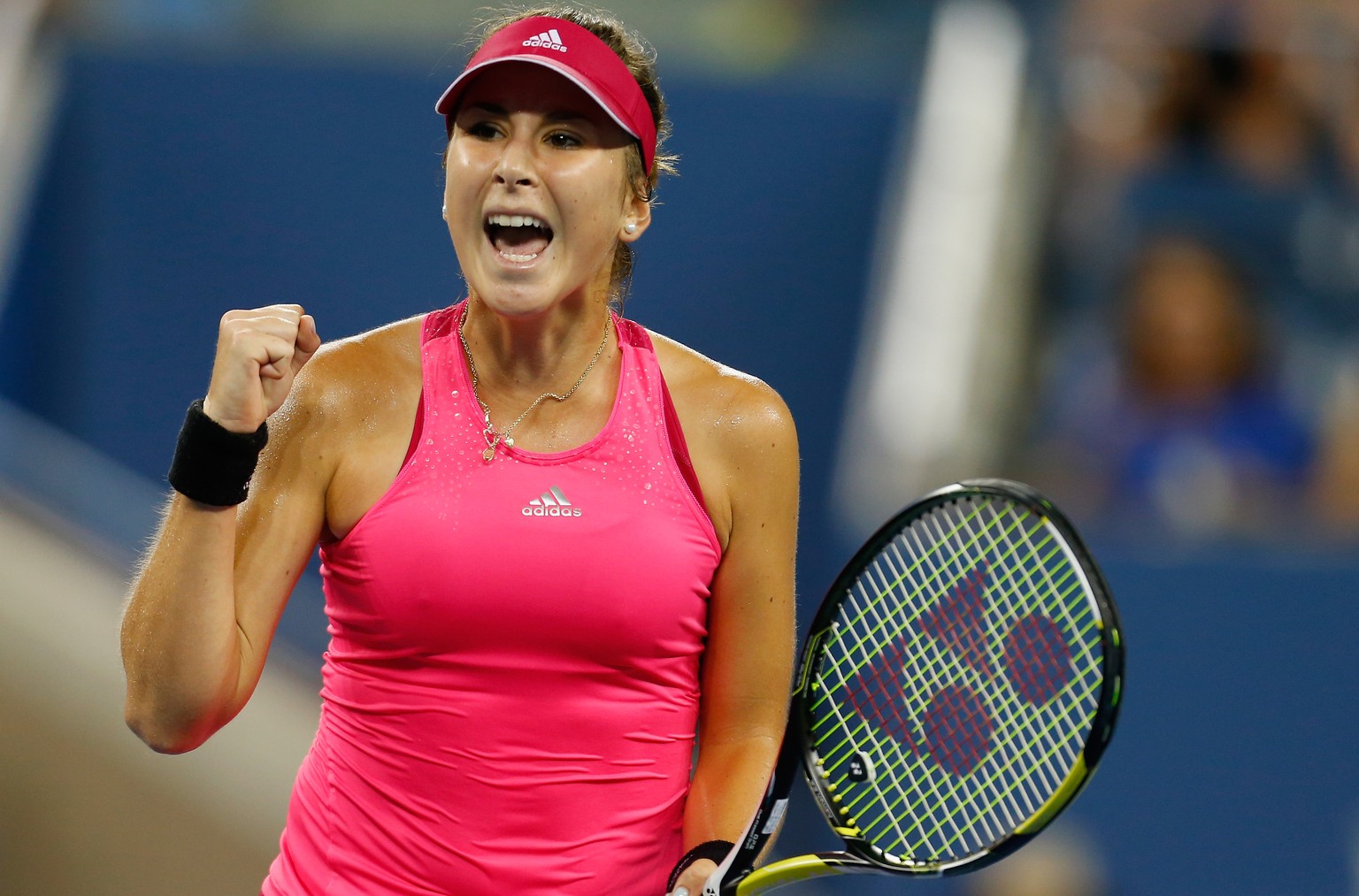 Viertelfinal an ihrem ersten US Open –&nbsp;nicht schlecht, Belinda Bencic.