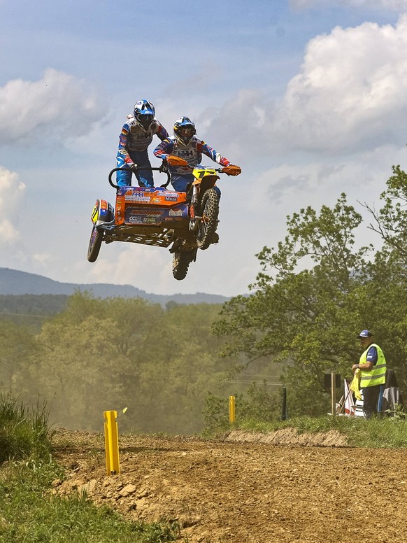 Bilder des Jahres 2025, Sport 06 Juni Sport Themen der Woche KW22 Sport Bilder des Tages Tim Prümmer Prummer (GER) und Jarno Steegmans (BEL) auf AMS-VMC_KTM (17) , Deutschland, Motorsport, INT. 58. AD ...