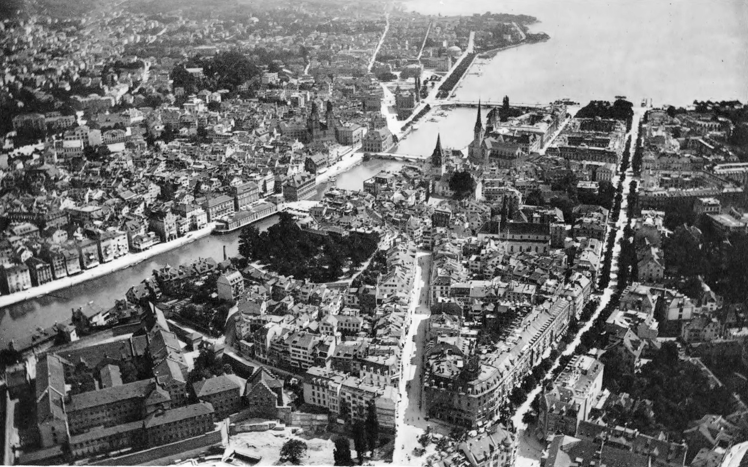 Ein letzter Blick auf Zürich.