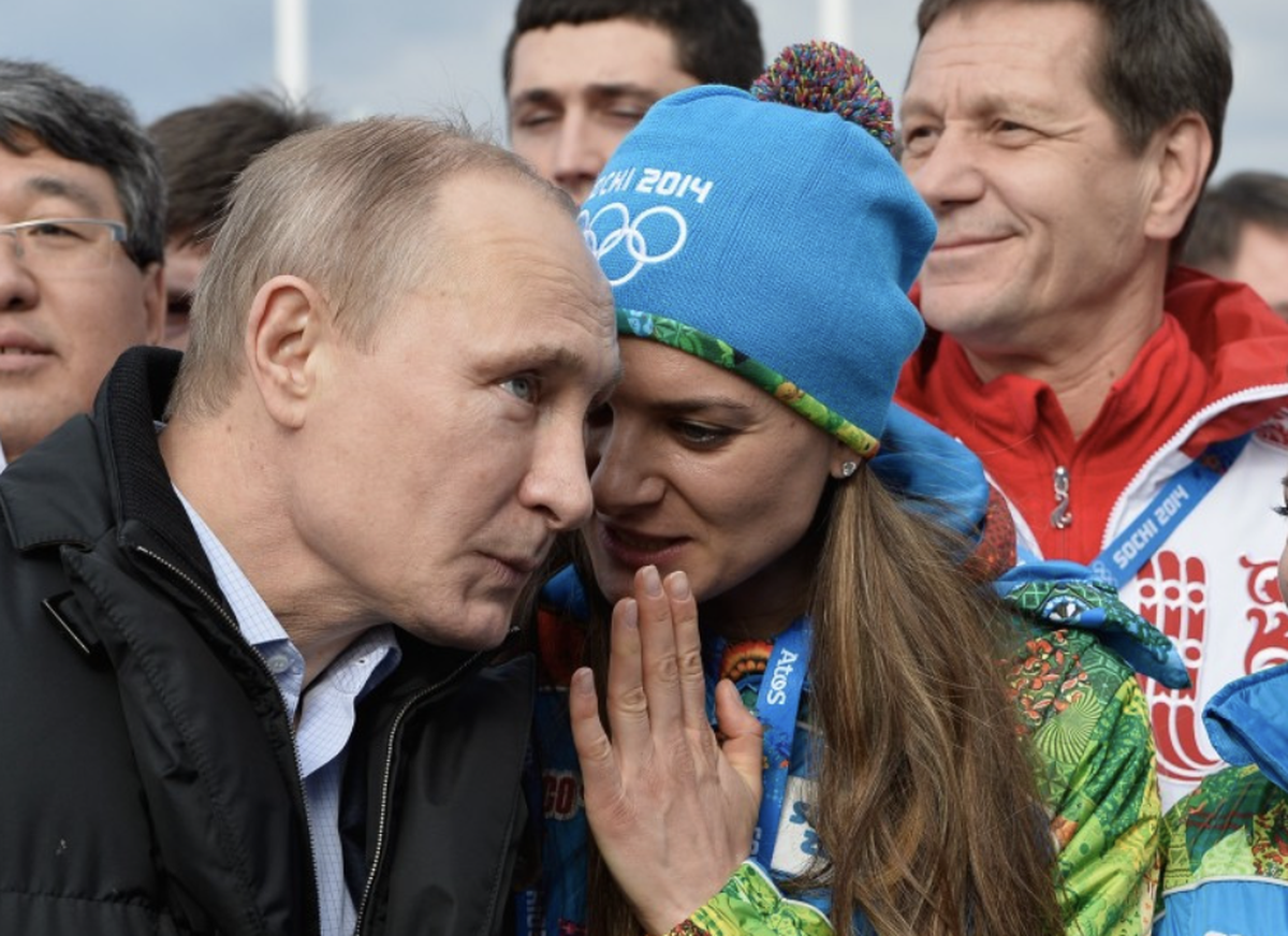 Yelena Isinbayeva est connue en Russie pour son soutien sans bornes à Poutine.