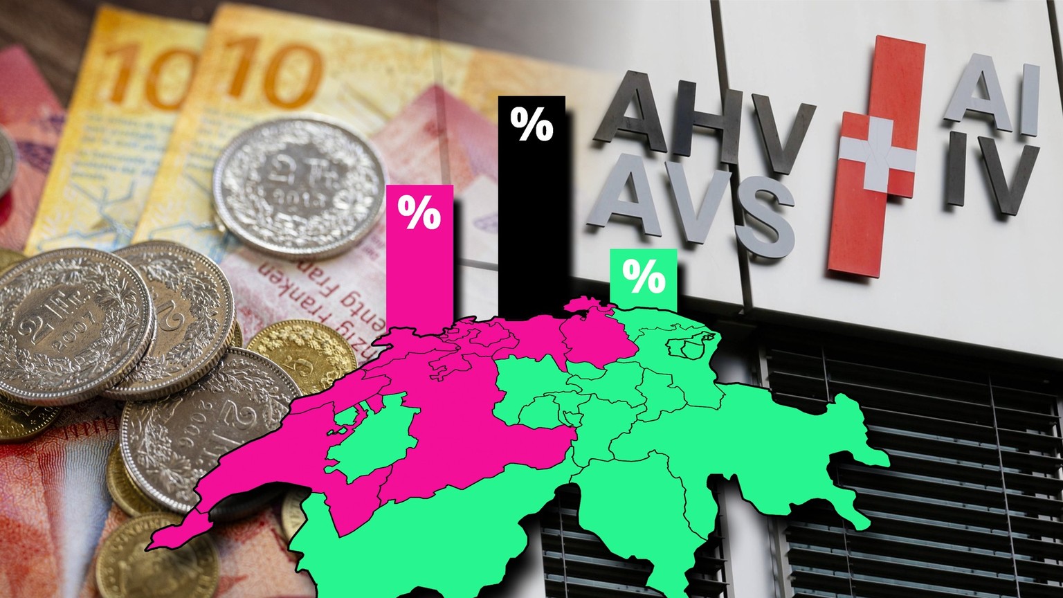 Abstimmung im März 2024: Die Initiative für eine 13. AHV-Rente und die Renteninitiative gelangen vor die Urne – hier findest du alle Resultate.