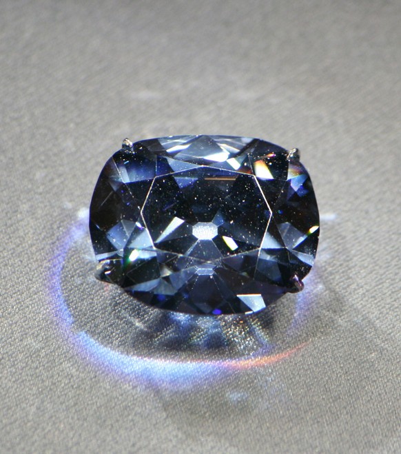 The Tavernier blue diamond is still one of the most important gemstones in the world.  https://commons.wikimedia.org/wiki/File:HopeDiamondwithLighting2.JPG