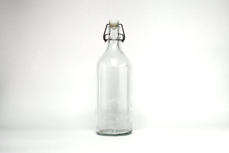 flasche glas verschluss leer basteln leere flasche