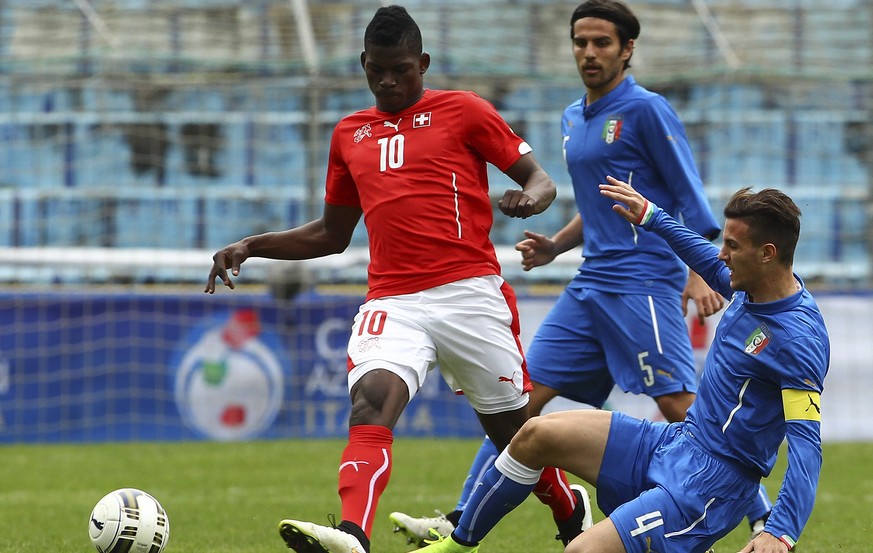 Die Schweiz kassiert mit Breel Embolo gegen Italien in Lecco eine 0:3-Niederlage.