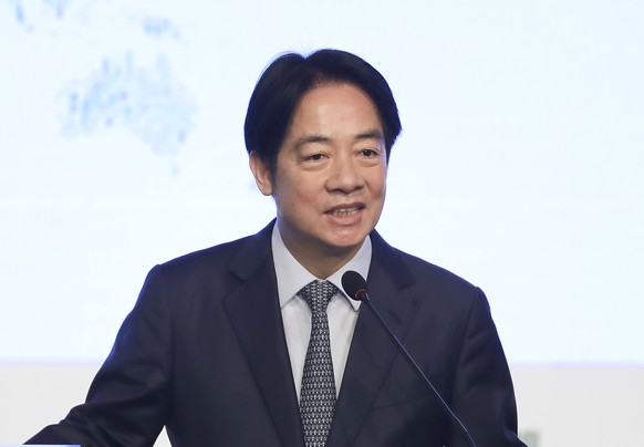 Taiwan&#039;s President William Lai Ching-te delivers a speech during the Ketagalan Forum&#039; G2025 Indo-Pacific Security Dialogue in Taipei, Taiwan, Tuesday, Aug. 5, 2025. (Chiang Ying-ying)
Taiwan ...