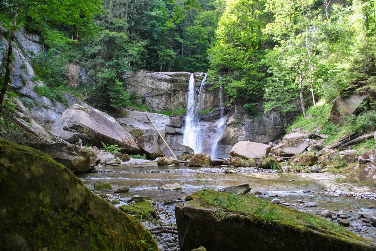 Höchfall Teufen Rauszeit Treppen schweiz wandern treppenwandern
