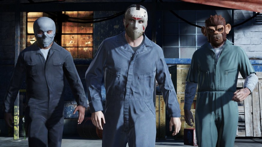 Die drei Protagonisten von «GTA V»: Trevor, Franklin und Michael.
