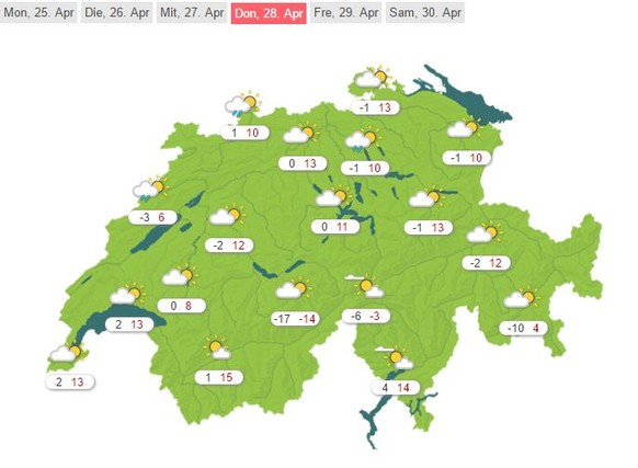 6 bis 13 Grad – wird besser