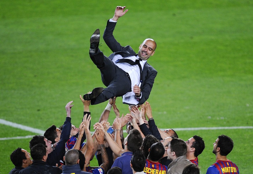 Pep Guardiola wurde mit seinen Titel von 2008 bis 2012 zum erfolgreichsten Trainer in der Klubgeschichte des FC Barcelona.