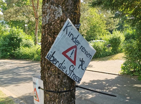 Passiv-aggressives Schild in der Schweiz