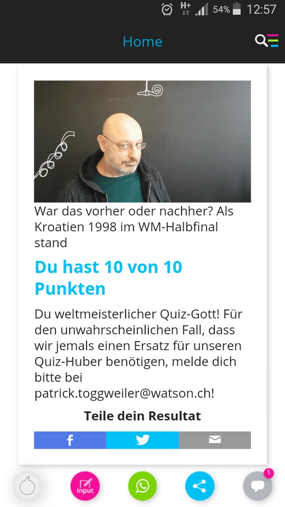 War das vorher oder nachher? Als Kroatien 1998 im WM-Halbfinal stand
Blasphemie! ЁЯЩИ