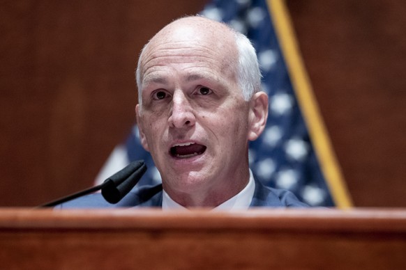 House Armed Services Committee Chairman Adam Smith, D-Wash., speaks during a House Armed Services Committee hearing on Thursday, July 9, 2020, on Capitol Hill in Washington. (Michael Reynolds/Pool via ...