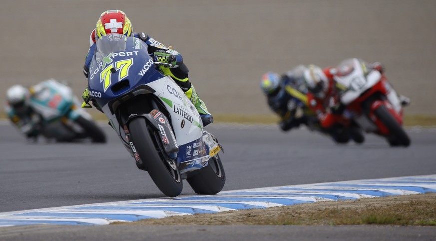 Dominique Aegerter verpasst in die Malaysia den erhofften Podestplatz.