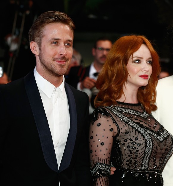 Weil sie so schön sind: Ryan Gosling mit Christina Hendricks ...